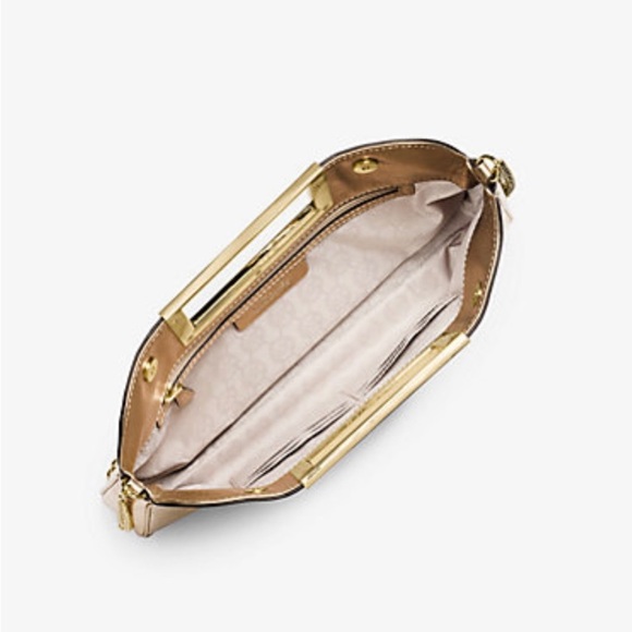 Michael Kors Glamorous Gold Berkley Clutch – NWT+ Dust Bag - Picture 8 of 9